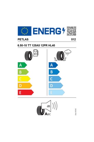Petlas 6.50-10 Tt 125a5 12pr Hl40 Forklift Lastiği Üretim Tartihi:2025