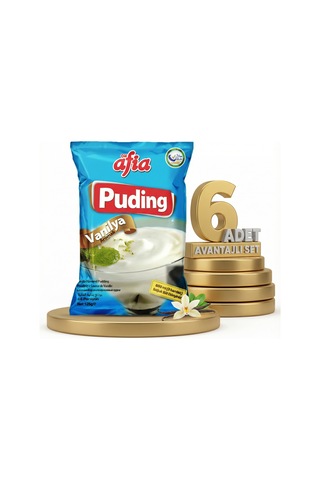 Afia Vanilyalı Puding 6x125 Gr