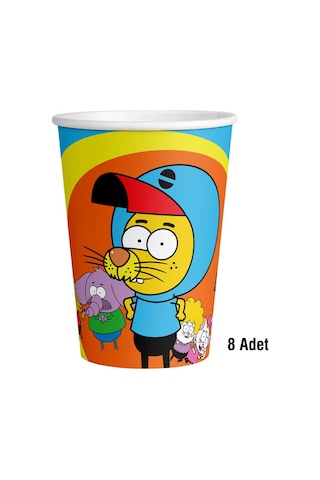 Kral Şakir Action Karton Bardak 8'li8 Oz
