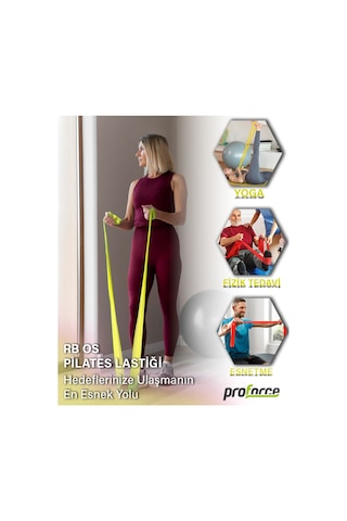 Pilates Lastiği Orta Sert Rb Os Sarı