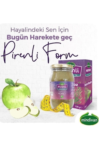 Mindivan Pirenli Karışık Bitkisel Elma Toz 135 G