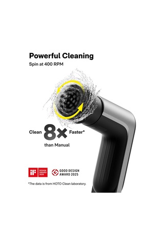 Grip Akülü Elektrikli Spin Scrubber, Ipx7 Su Geçirmez, Hafif 0,3 Kg Ve 6 Fırça Başlığı, Banyo, Mutfak, Fayans,
