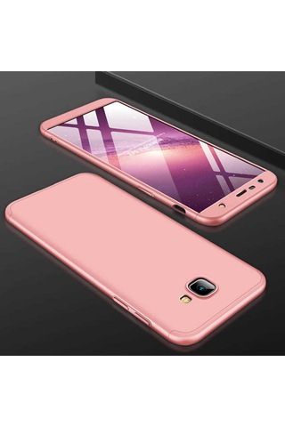 Samsung Uyumlu Galaxy J4 Plus Kılıf Zore Ays Kapak Rose Gold