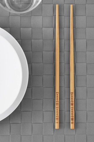 Thentech Ahşap Chopstick 10 Adet Chopstick Çubuk Çin Yemek Çubukları Chopstick Kahverengi