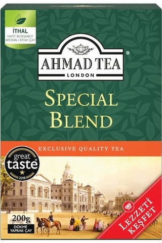 Ahmad Tea Avantaj Paketi 3 Lü Dökme Çay Earl Grey 400 Gr + Special Blend 200 Gr + 200 Gr Ceylon