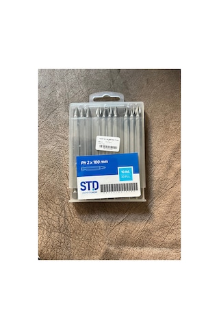 Uç Yıldız Matkap Ucu Vidalama Ph2 X 100 Mm Uzun Boy 10 Cm 3 Adet