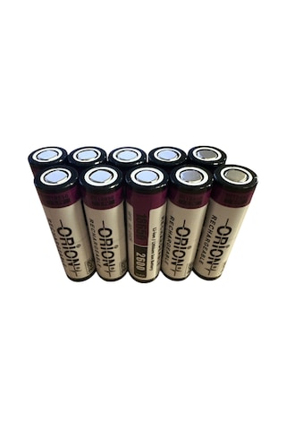 18650 3.7v 2600 Mah 3c Li-ion Pil - 10 Adet