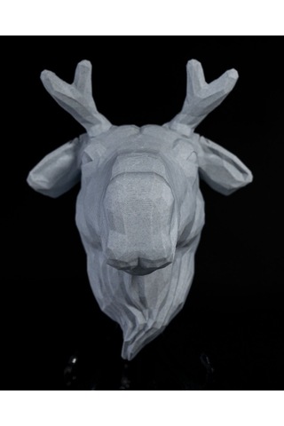 Dekoratif Geyik Gece Lambası Beyaz