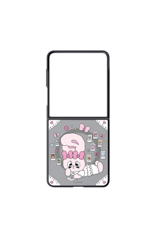 Samsung Galaxy Z Flip8 Aynalı Magnet Kılıf (Esther Bunny)