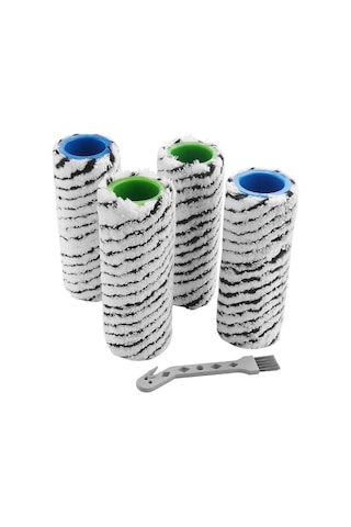 Karcher Fc7 Akülü Zemin Temizleyici Parçaları İçin 4 Adet Rulo Fırça