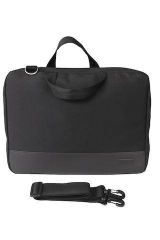 Newfull Omuz Askılı Laptop Notebook Evrak Çantası-15,6 İnç Siyah
