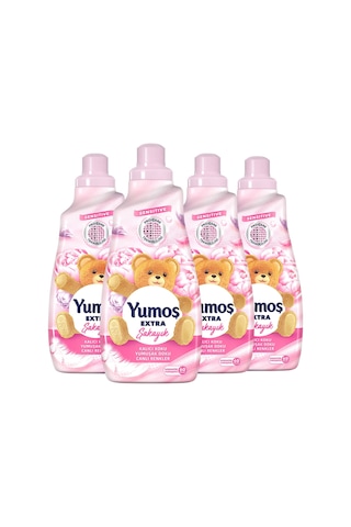 Yumoş Extra Konsantre Çamaşır Yumuşatıcısı Şakayık 4 x 1440 ML