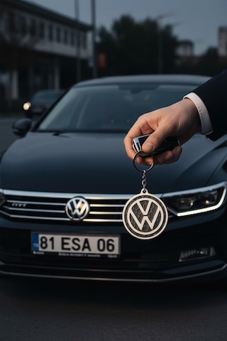Volkswagen Logo Anahtarlık 3d Baskı Vw Uyumlu Şık Araç Anahtarlığı