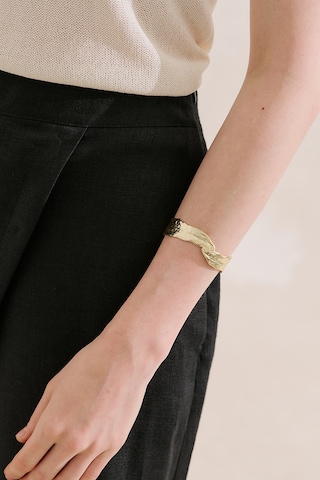 Ava Mat Kaplamalı Bileklik Gold Ss26blk00052-51