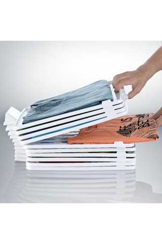 Plastik T-shirt Düzenleyici. Gömlek.elbise.dolap Organizer 5 Adet
