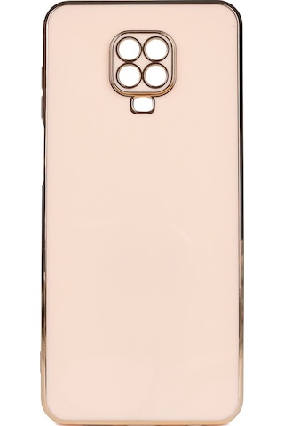 Xiaomi Redmi Note 9S Parlak Kenarli Bark Silikon Kilif 547681006