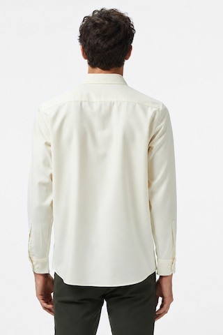 Lacoste Mens Regular Fit Cream Shirt Standart Kesim Erkek Gömlek Krem