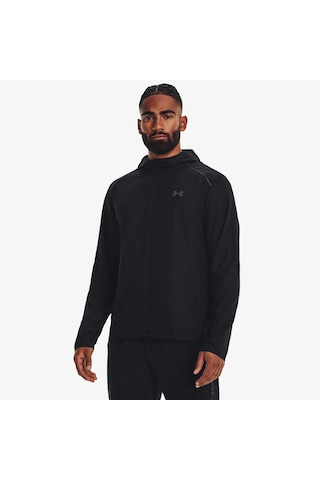 Under Armour Ua Storm Run Hooded Jacket Erkek Ceket - 1376795 Siyah