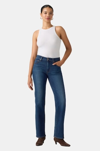 Levi's 723 Yüksek Bel Düz Paça True Blue Dark Indigo Kadın Jean-16559 Lacivert