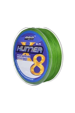 Aba X8 8 Kat Örgü Ip Misina 300 mt 1.5 No 0,205 mm Yeşil Renk