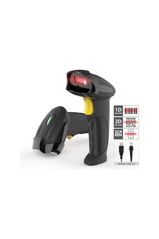 Primex X-760h 1d 2d Usb Kablolu Karekod Barkod Okuyucu, Standlı Usb Kablolu Karekod Okuyucu, Win7/8/10/11 Linux Ve Muhasebe Programları İle Tam Uyumluluk