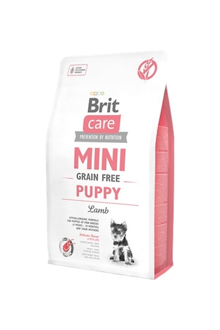 Brit Care Mini Irk Yavru Köpekler İçin, Tahılsız, Hipoalerjenik Kuzu Etli Kuru Mama 7 Kg