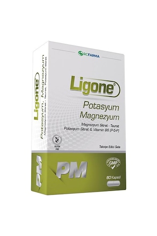 Ligone Potasyum Magnezyum 60 Kapsül