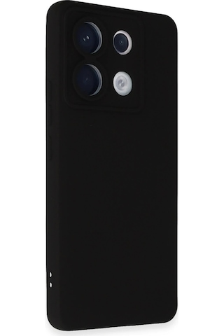Newface Xiaomi Redmi Note 13 Pro 5g Kılıf Nano İçi Kadife Silikon Semeglbl - 11 - Siyah Sıyah