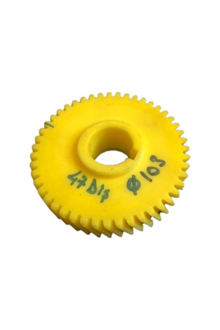32 No Et Kıyma Makinesi Kestamit Dişlisi 103-47 Sarı