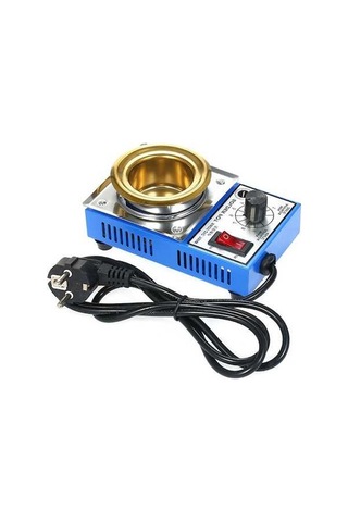 Pazly 150w Mini Lehim Potu - Titanyum Kaplamalı 500g Paslanmaz Çelik, Sıcaklık Ayarlı Kompakt