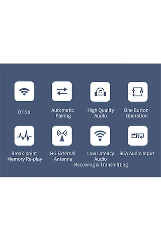 Didadodo T-r22 Bt5.0 Ses Adaptörü, 2-in-1 Kablosuz 3.5mm Ses Verici