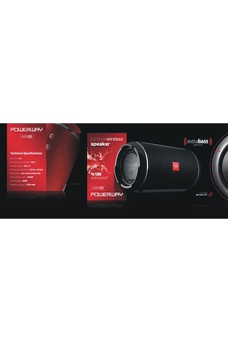 Powerway Wrx05 Speaker BluettothFm Radyo Ses Bombasi