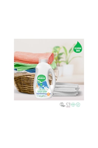 Siveno %100 Doğal Çamaşır Sabunu %100 Bitkisel Deterjan Kendinden Yumuşatıcılı Konsantre Vegan 750 ML