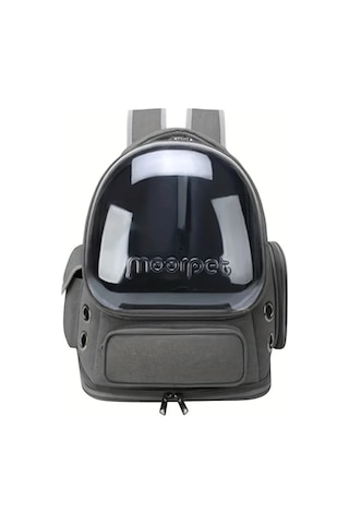 Elmpaly Gri Şeffaf Kedi Sırt Çantası, Küçük Köpekler İçin Seyahat Sırt Çantası, Nefes Alabilen Kedi Taşıma Çantası