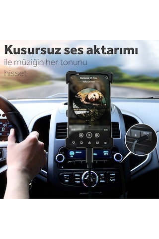 Woyax Type-C to Aux Stereo 3.5 MM Ses Kablosu 1.2 M