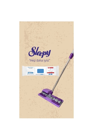 Mop Çamaşır Suyu Katkılı 50 Yaprak Ve Mandallı Mop Seti
