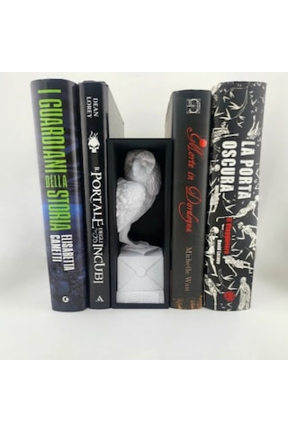 Harry Potter'ın Büyülü Dünyasından Hedwig Baykuş Kitap Desteği Book Nook - 3d Yazıcı Ve Pla