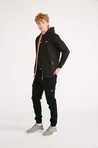 Jepublic Jp Full Zıp Sweatshırt Hoodıe Siyah