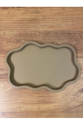 Çok Amaçlı Dekoratif Tepsi Brown