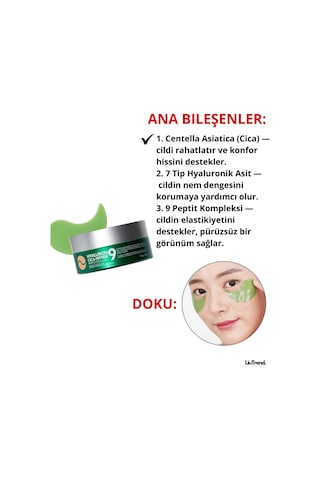 Medipeel Hyaluron Cica Peptide 9 Ampoule Eye 60 Adet Peptit Içeren Bandı M0081