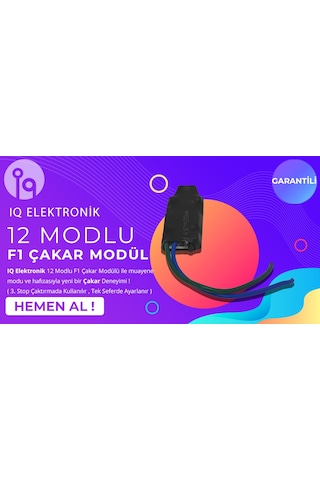 Iq F1 Fren Çakar Stop Modülü 12 Modlu