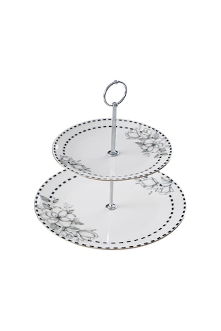 Flone Porselen Katlı Kurabiyelik - 19 Cm