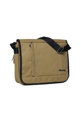 Unısex Kanvas Postacı Çantası Askılı Omuz Çantası Okul Çantası Körüklü Çapraz Çanta Pst01 Hardal Sarısı Hardal Sarısı