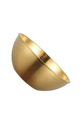 Morponi Lüks Gold Çelik Karıştırma Kabı Goldmix 2000 Ml 25 Cm Gold