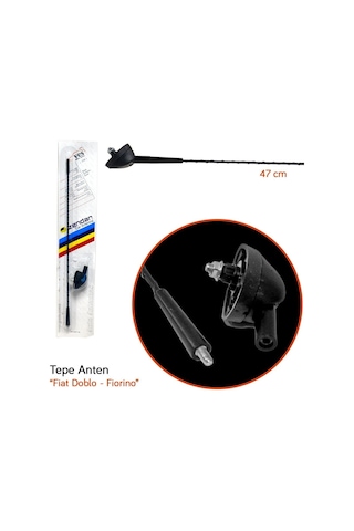Markaonbir Zendar Y-236V Tepe Anteni Doblo-Fiorino Fiber Tel 47 Cm Br0025036