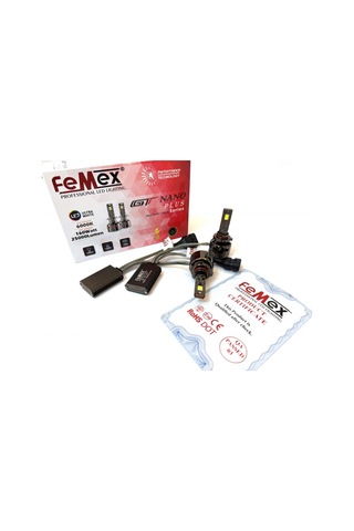 Femex Gt Nano Plus Csp Lumıled Royal Chipset Radyatör Soğutmalı 9006 Led Xenon Led Headlight
