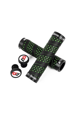 Novahub 2 Adet Yumuşak Bisiklet Gidon Tutacakları Kaymaz Şok Emici Kauçuk Tutacaklar Bisiklet Gidonu