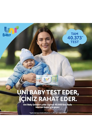 Uni Baby Yenidoğan Islak Havlu Mendil 36'Lı 1440 Yaprak