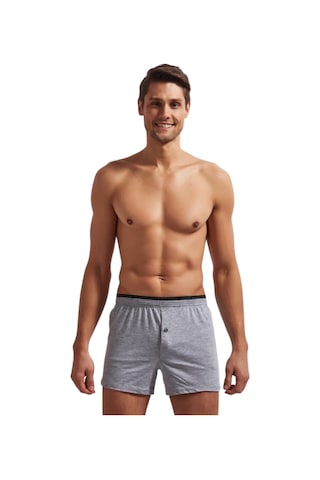 Josejuan Erkek Boxer Penye 3400-Gri Melanj