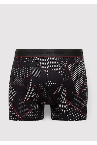 Mavi - Baskılı Siyah Boxer 0912177-900 Siyah